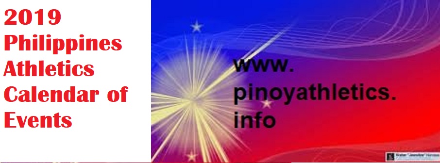 2019 Philippine Athletics Calendar